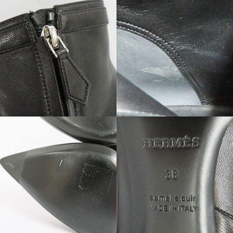 Hermes Blanche Shorts 38 Hhardware Black Silver — view 9