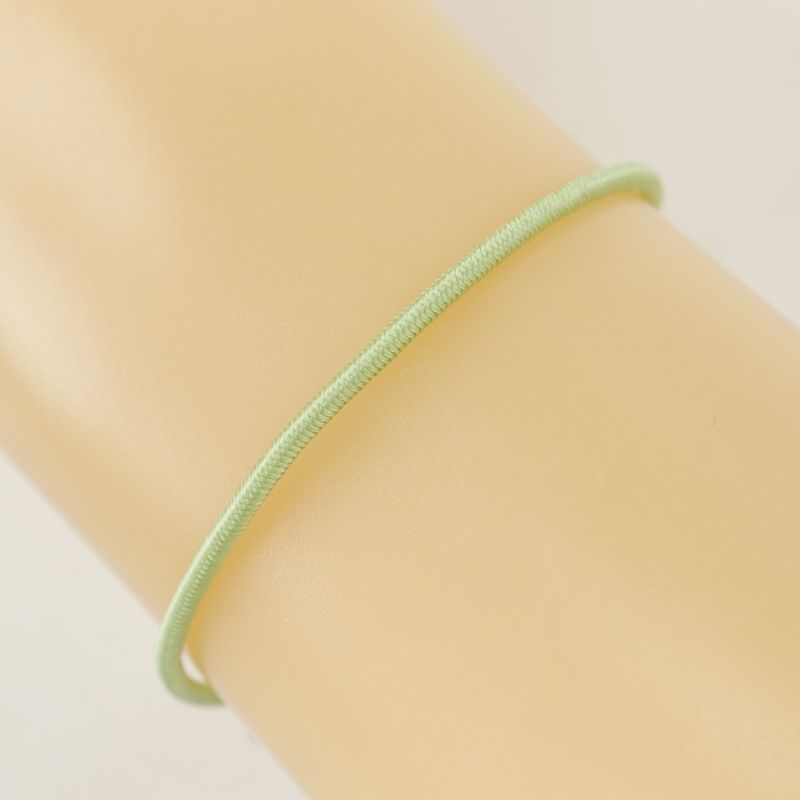 Dior CD Ribbon Metal And Rubber Silver Yellow Green 4.6 g Bracelet — view 4