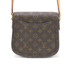 Louis Vuitton Shoulder Bag Monogram Saint-Cloud Cracks in the Folds Inside — view 3