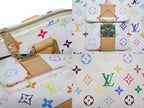 Louis Vuitton Takashi Murakami Alma GM Handbag Monogram Multicolor White — view 8