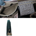 Gucci Handbag Horsebit Canvas Leather Beige Brown Gold Hardware Casual — view 9