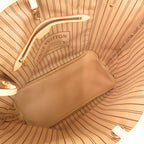 Louis Vuitton Current New Shape Neverfull MM Monogram Rose Beige Tote — view 7