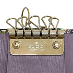 Gucci 6 Ring Key Case Cream White Green Flora Nice — view 7