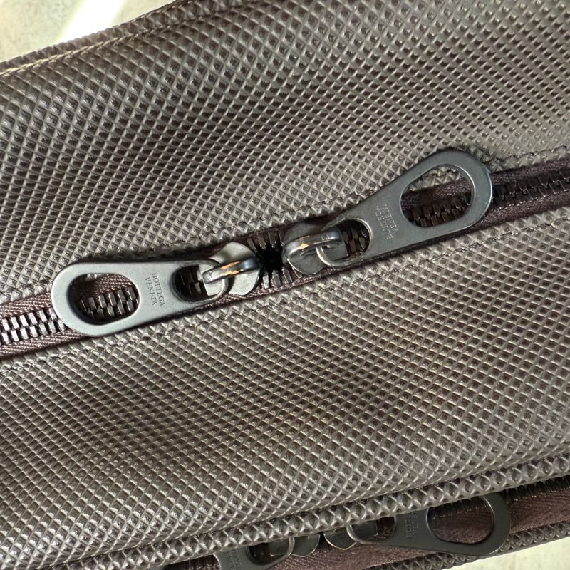 Bottega Veneta Marco Polo Business Bag Briefcase Handbag Dark Brown — view 8