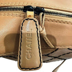 Chanel Wild Stitch Beige Lambskin Mini Boston — view 8