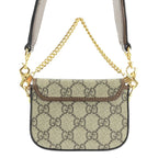 Gucci Horsebit Shoulder Strap Wallet Beige Brown — view 4