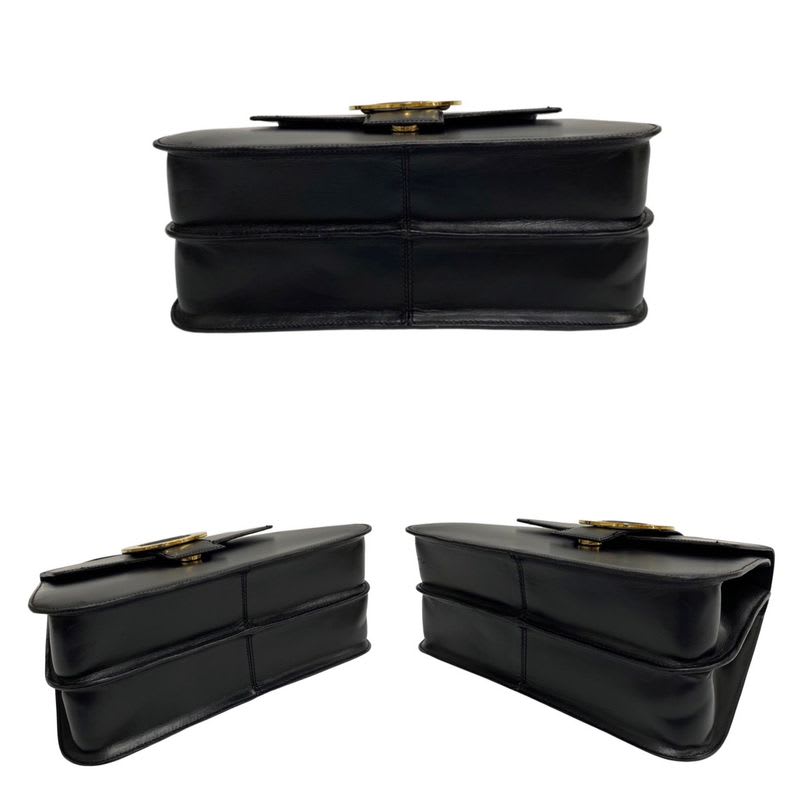 Celine Circle Logo Hardware Calf Leather
