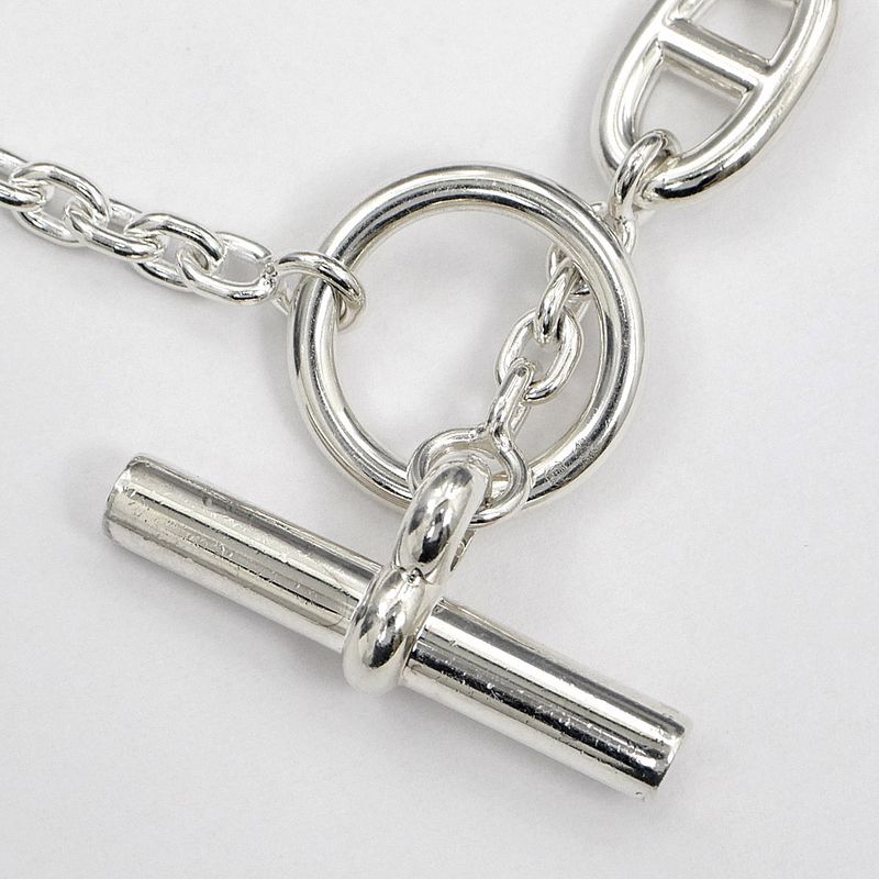 Hermes Necklace Chaine D'ancre Farande 160 AG 925 SV Silver Jewelry — view 3