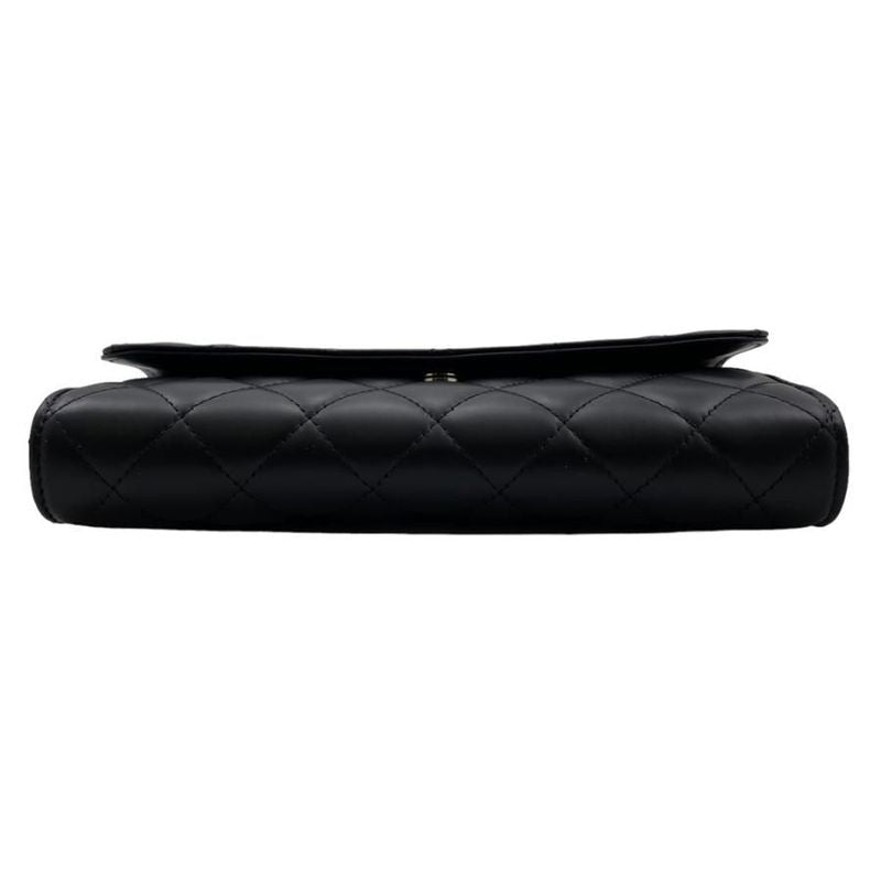 Chanel Ap2875 Flap Phone Case Black Random Seal Silver Hardware — view 5