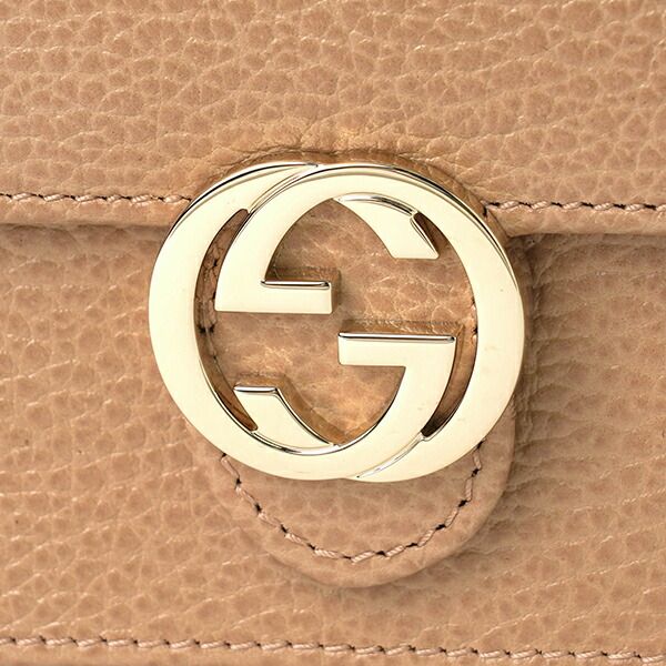 Gucci Shoulder Bag Dollar Calf Rose Beige — view 7