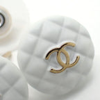 Chanel A19 C Coco Mark Quilted White Mini — view 7