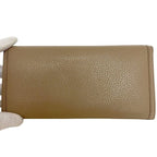 Prada Bifold Long Wallet Beige 1 Mh132 Leather — view 9
