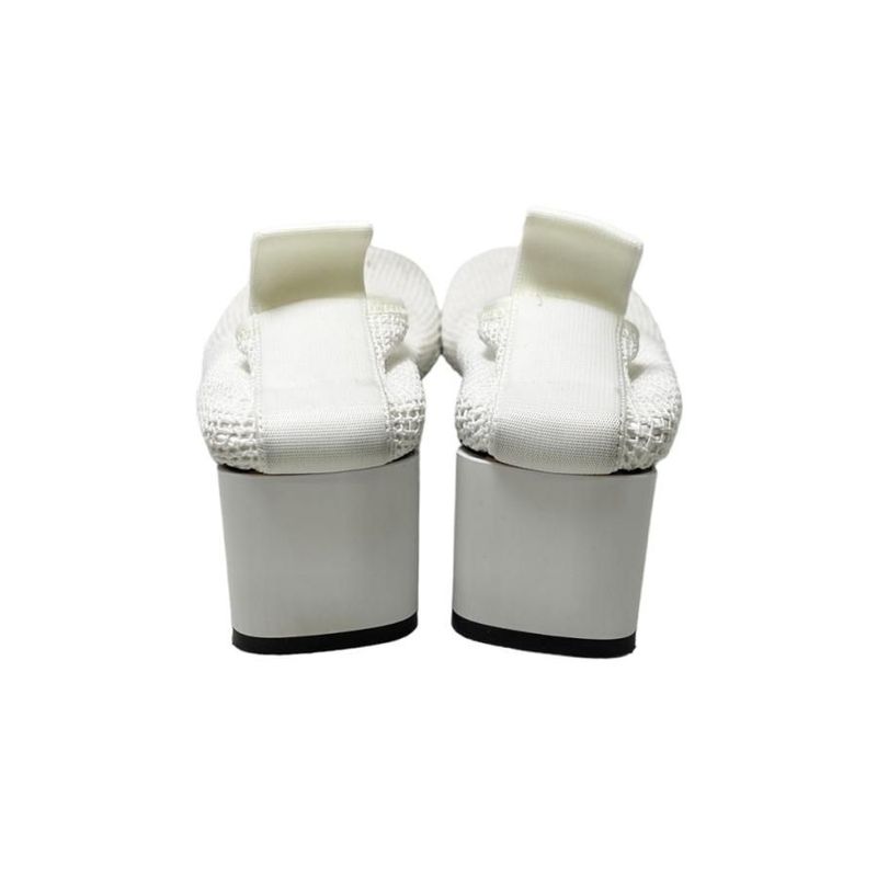 Bottega Veneta Mesh Flex Pumps 36 1 2 White — view 3