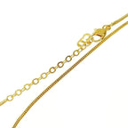Christian Dior GP Rhinestone V Motif Necklace Gold — view 6