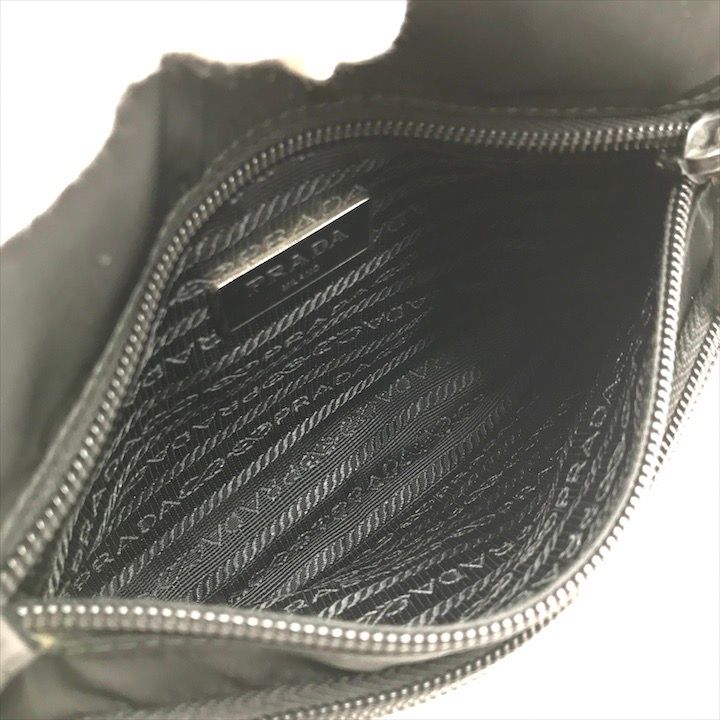 Prada Waist Pouch Nylon Tessuto Black — view 7