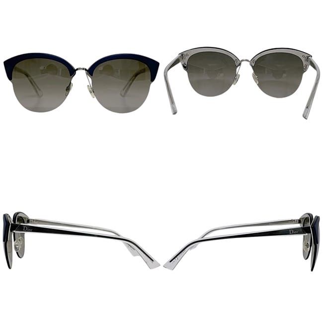 Christian Dior Sunglasses in Black Gradient Navy Clear — view 2