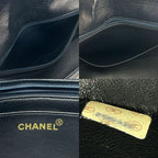 Chanel Chain Shoulder Bag Crossbody Mademoiselle 2 nd Lambskinleather Leather — view 8