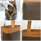 Celine Tote Bag Brown Macadam Large Leather — view 5