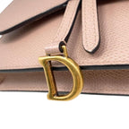 Christian Dior Waist Bag Saddle Belt Pouch S5619 Cwvg-50 pu Logo Pink Beige — view 8
