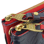 Louis Vuitton Shoulder Bag Pochette Double Zip Monogram Empreinte Marine — view 5