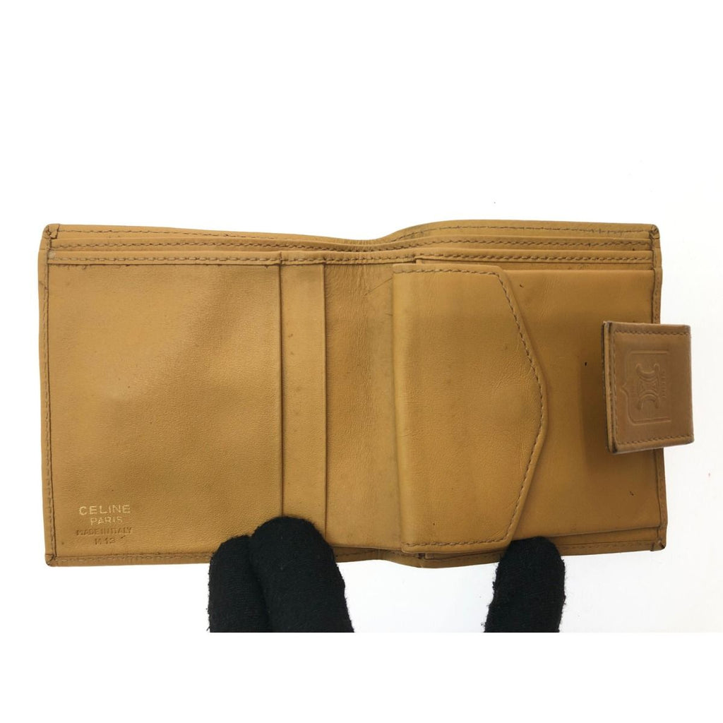 Celine Bifold Wallet Compact Macadam Brown — view 4