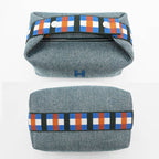 Hermes Brid A Black PM Au-carre Handbag Pouch Vert Foret — view 5