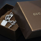 Gucci Multi Logo Motif Bracelet SV 925 Box B9856 — view 7