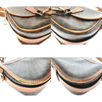 Celine Shoulder Bag Crossbody Macadam Pattern Vintage M92 Brown — view 6