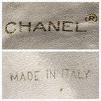 Chanel CC Logo Quilted Lambskin Fringe Shoulder Bag Beige Purse — view 8