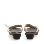 Hermes Leather Wood Sole Belt Sandals 35 Brown — view 6
