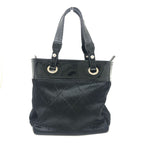 Chanel Tote Bag CC Paris Biarritz PM Enamel Black — view 2