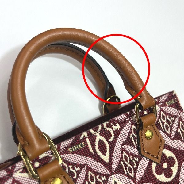 Louis Vuitton Jacquard Leather Petite Sac Plat Monogram Shoulder Bag — view 7