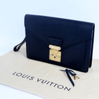 Louis Vuitton Epi Pochette Serie Dragonne Noir Black Second Bag — view 5