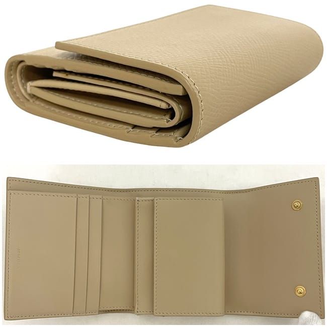 Celine Trifold Wallet Small Beige — view 2