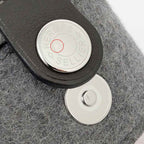 Hermes Sugar Box Gray Felt Accessory Case Interior Miscellaneous Goods — view 9