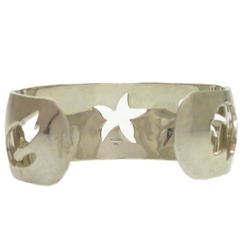 Hermes Silver Sea Motif 925 Bangle 1513 — view 4