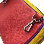Fendi 7 As122 Mini Shoulder Bag Pochette Logo Red Yellow Blue Multicolor — view 7