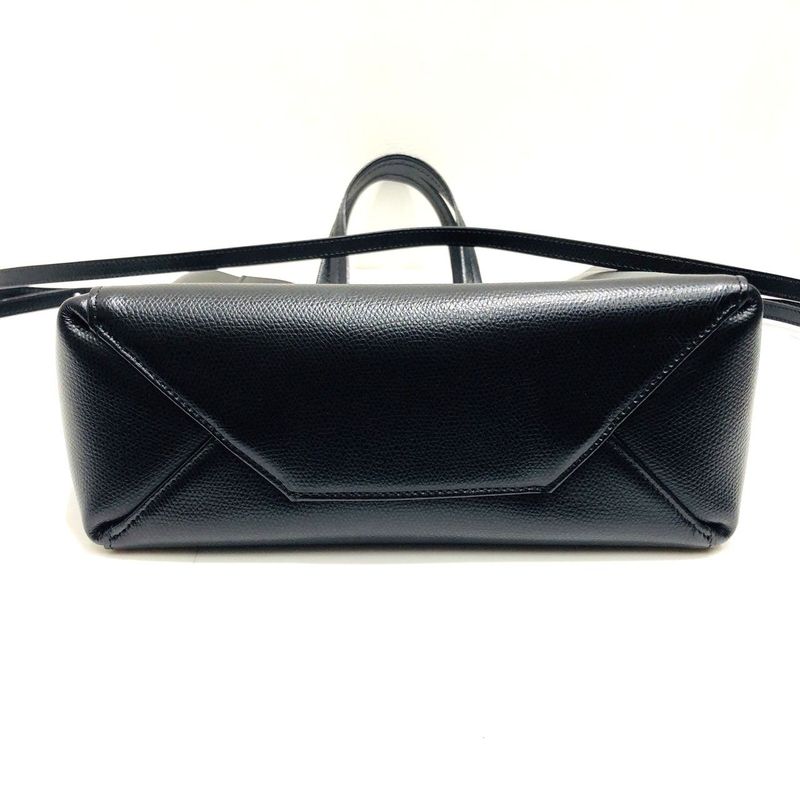 Celine Vertical Cabas Small 2-Way Bag Black Leather Tote Crossbody — view 6