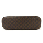 Celine Handbag Macadam Leather Brown Gold Hardware Vanity Bag Pouch — view 4