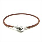 Hermes Leather Lancelot Choker Bracelet — view 2