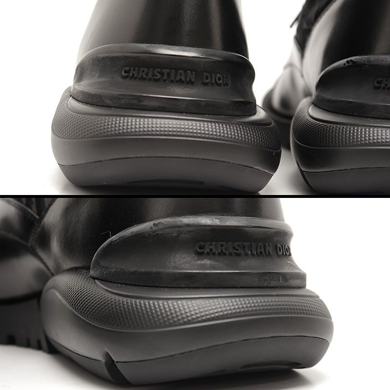 Dior Combat High Top Boots 42 Oblique Black and Navy — view 5
