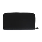 Prada Soft Calf Triangle 2 Ml317 Leather Black 0781 Long Wallet — view 2