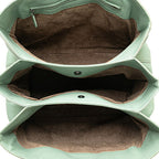 Bottega Veneta Intrecciato Roma Green Leather — view 7