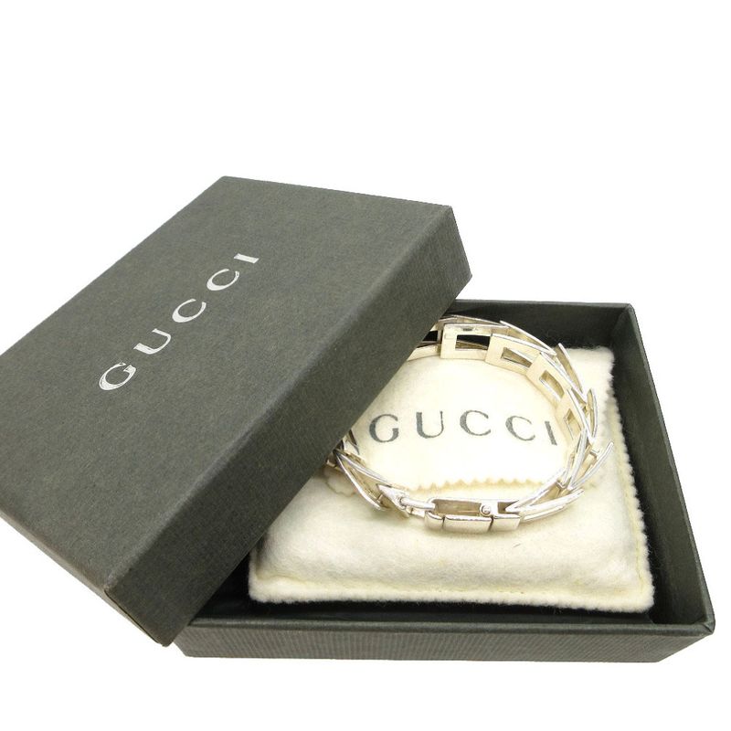 Gucci G Logo Link Bracelet 925 Silver 0411 — view 3