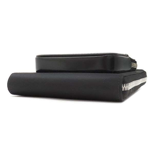 Prada Shoulder Bag Re-Nylon Smartphone Case Nylon Leather Black Silver Hardware — view 3