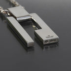 Gucci G Logo Necklace 49 cm Silver 925 E1034 — view 6