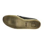 Louis Vuitton Ma1106 Espadrilles Monogram Flower Leather Slip-on Black 36 — view 4