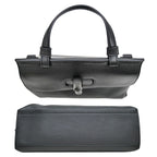 Gucci Daily Bamboo 2-Way Handbag Black Shoulder Leather — view 5