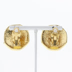 Chanel Coco Mark Vintage Gold Plated 95 P 25.5 g Earrings — view 4