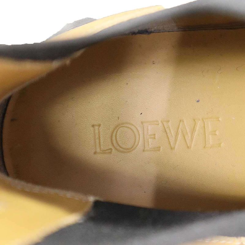 Loewe Side Gore Leather Boots Camel Brown 42 — view 6